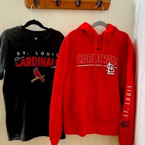 Men’s Small Nike St. Louis Cardinals Sweatshirt Hoodie T Shirt Lot